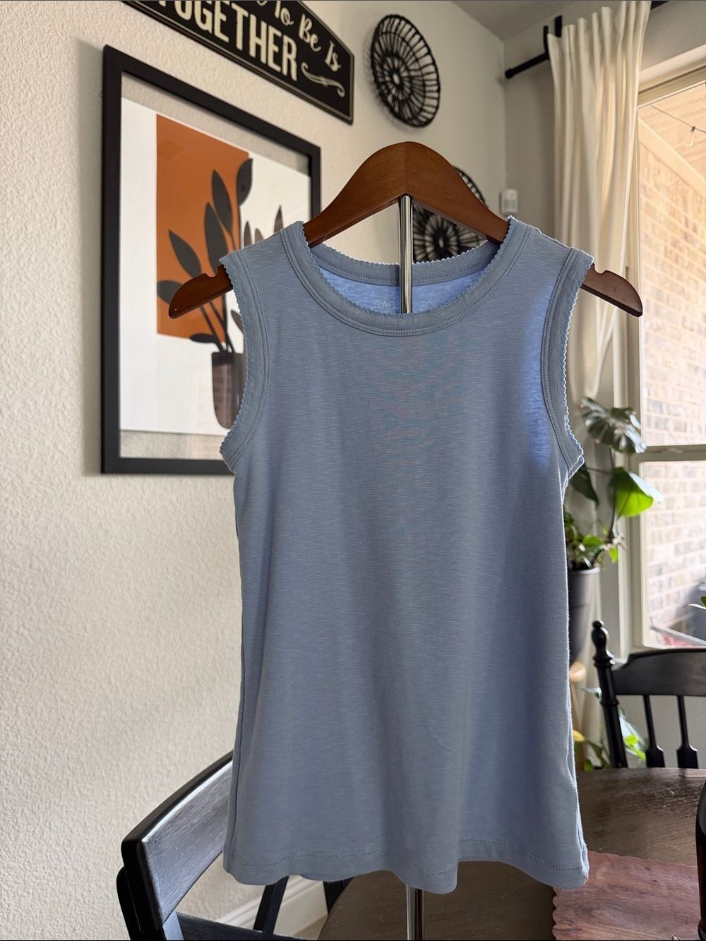 Rachel Zoe Blue Tank Top XS Nautical Beachy